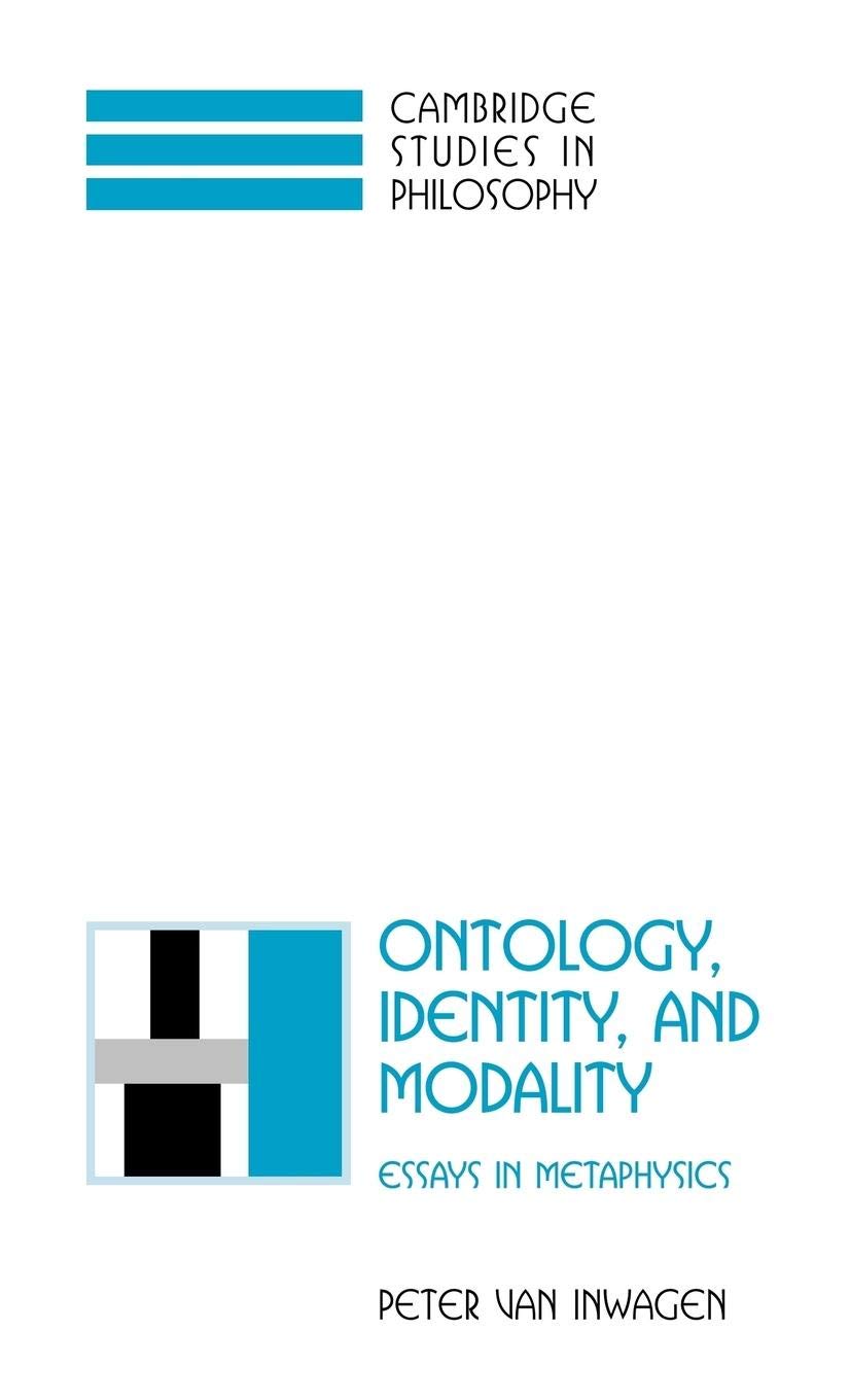 Ontology, Identity, and Modality: Essays in Metaphysics (Cambridge Studies in Philosophy),Used