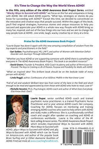 Wacky ways to Succeed with ADHD: The never before fun, creative out of the box secrets that will get you smiling and surviving w,Used