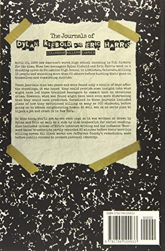 The Journals of Dylan Klebold & Eric Harris: Columbine Killers' Diaries - Insightful Exploration of Tragedy and Psychology