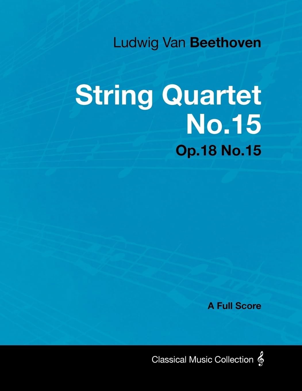 Ludwig Van Beethoven String Quartet No. 15 Op. 132 A Full Score: With A Biography By Joseph Otten,Used