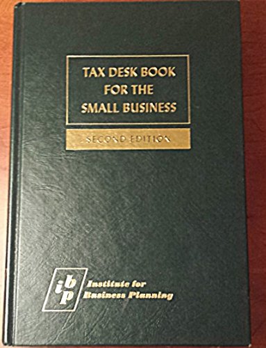 Tax desk book for the small business,Used