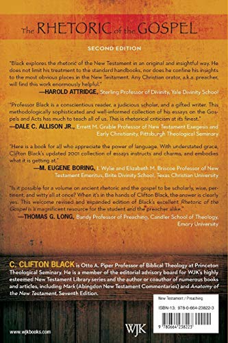 The Rhetoric of the Gospel, Second Edition: Theological Artistry in the Gospels and Acts,Used