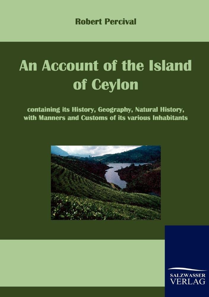An Account of the Island of Ceylon,Used