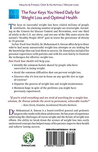 FastTrack Your Health: The Four Keys to Successful Weight Loss,Used