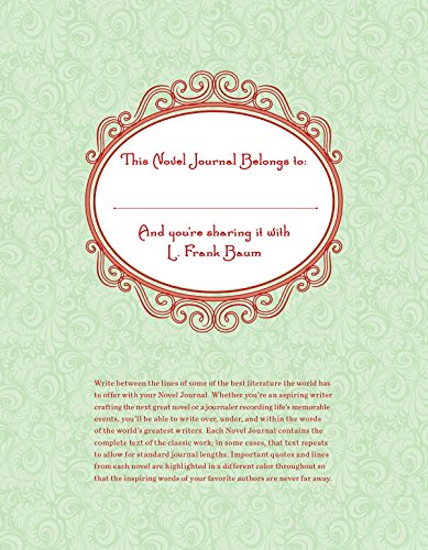 A Novel Journal: The Wizard of Oz,Used