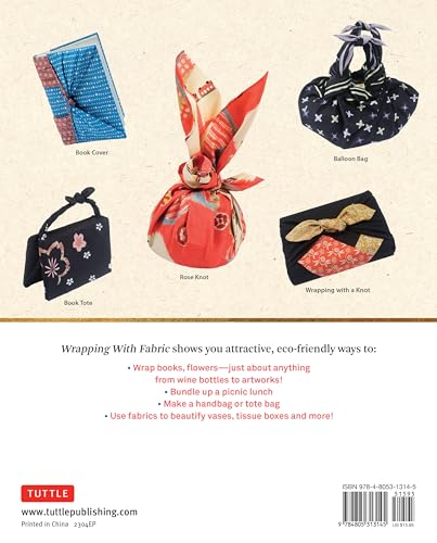 Wrapping with Fabric: Your Complete Guide to Furoshiki The Japanese Art of Wrapping,Used