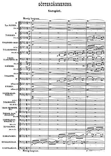 Gotterdammerung in Full Score,Used