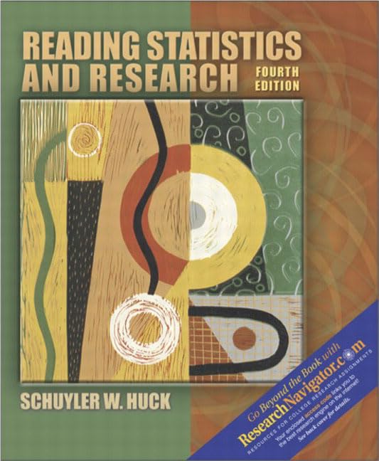 Reading Statistics and Research (with Research Navigator), Fourth Edition,Used