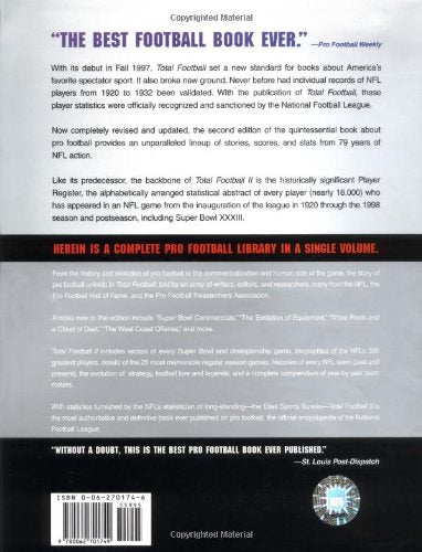 Total Football Ii: The Official Encyclopedia Of The National Football League,New