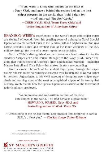 The Red Circle: My Life in the Navy SEAL Sniper Corps and How I Trained Americas Deadliest Marksmen,Used