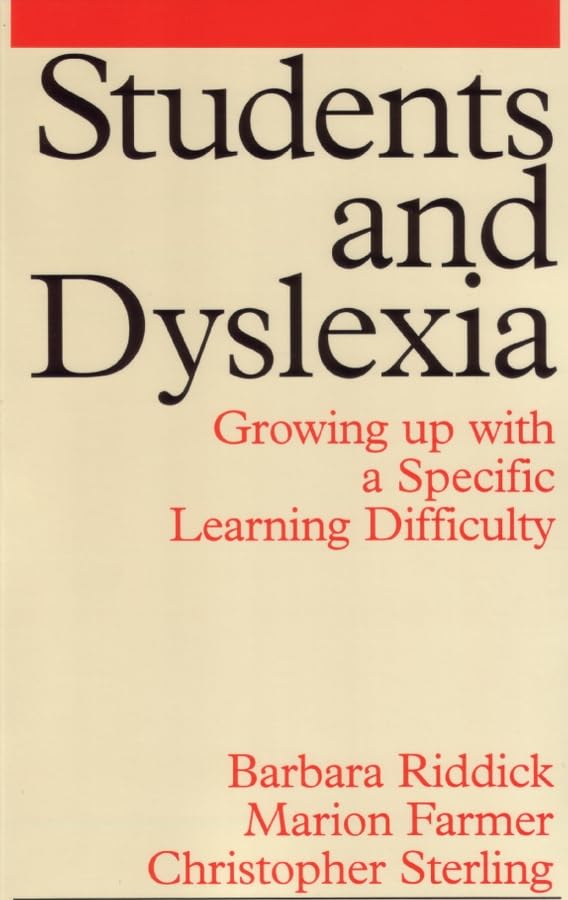 Students And Dyslexia: Growing Up With A Specific Learning Difficulty (Exc Business And Economy (Whurr)),Used