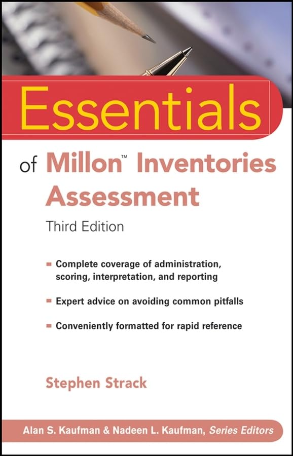Essentials of Millon Inventories Assessment,Used