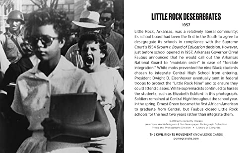 The Civil Rights Movement Knowledge Cards,Used