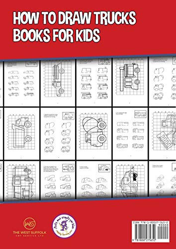 How to Draw Trucks Books for Kids (A How to Draw Trucks Book for Kids With Advice on How to Draw 39 Different Types of Trucks): ,Used