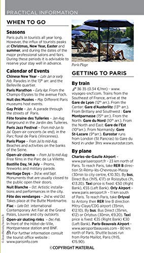 Michelin Paris Map & Guide (Michelin Map & Guide Series),Used