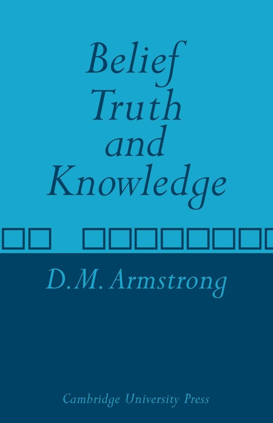 Belief, Truth and Knowledge,Used