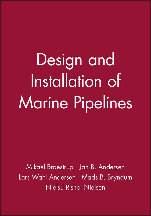 Design And Installation Of Marine Pipelines,Used