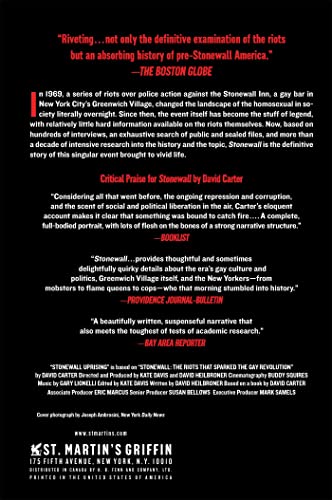 Stonewall: The Riots That Sparked The Gay Revolution,Used