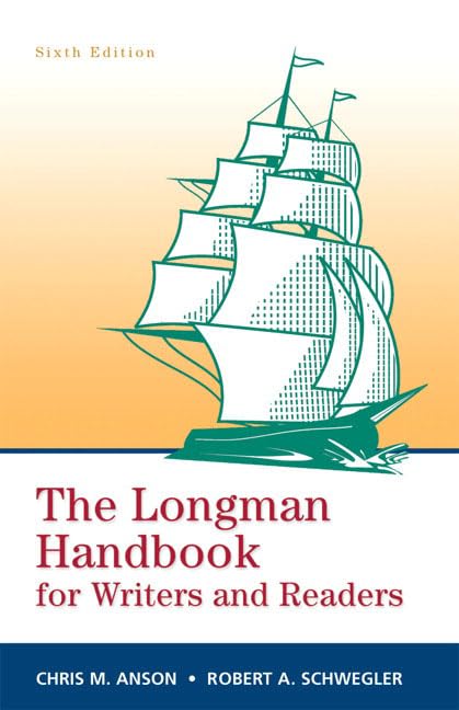 The Longman Handbook For Writers And Readers (6Th Edition),New