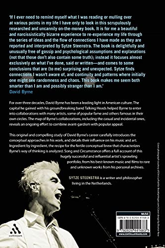 Song and Circumstance: The Work of David Byrne from Talking Heads to the Present,Used