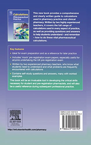 Calculations for Pharmaceutical Practice,Used