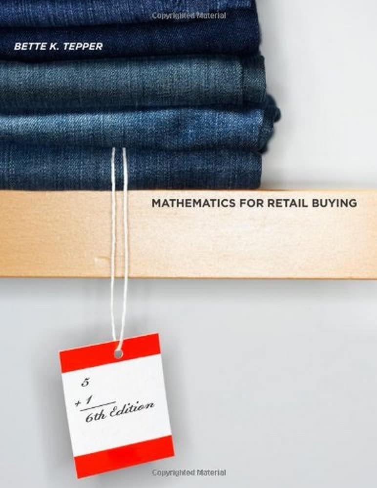 Mathematics for Retail Buying 6th Edition,Used