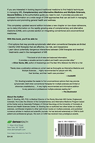 Complementary And Alternative Medicine And Multiple Sclerosis,Used