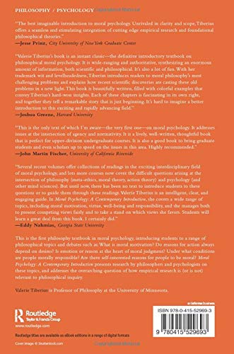 Moral Psychology: A Contemporary Introduction (Routledge Contemporary Introductions to Philosophy),Used