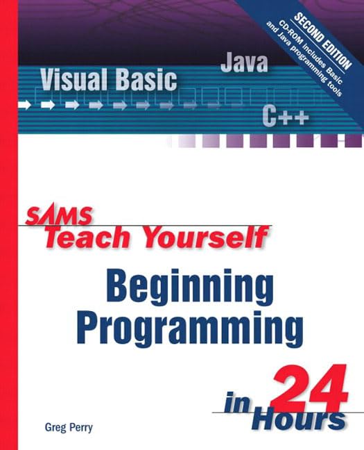 Sams Teach Yourself Beginning Programming in 24 Hours,Used