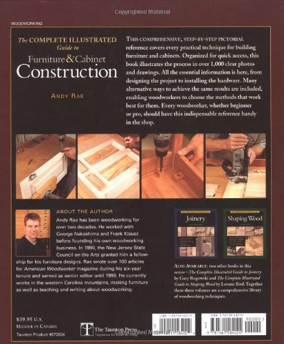 The Complete Illustrated Guide to Furniture & Cabinet Construction,Used