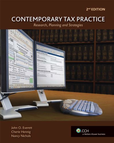 Contemporary Tax Practice: Research, Planning and Strategies (2nd Edition),Used