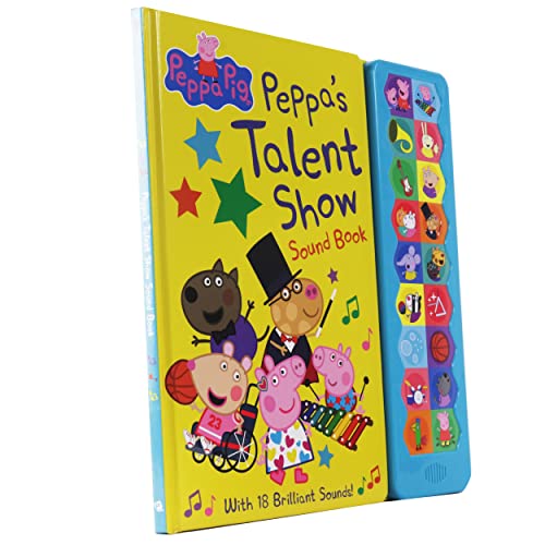 Peppa Pig  Peppa's Talent Show 18Button Interactive Sound Book  Peppa, George, Mummy, Daddy, and More!  PI Kids,Used