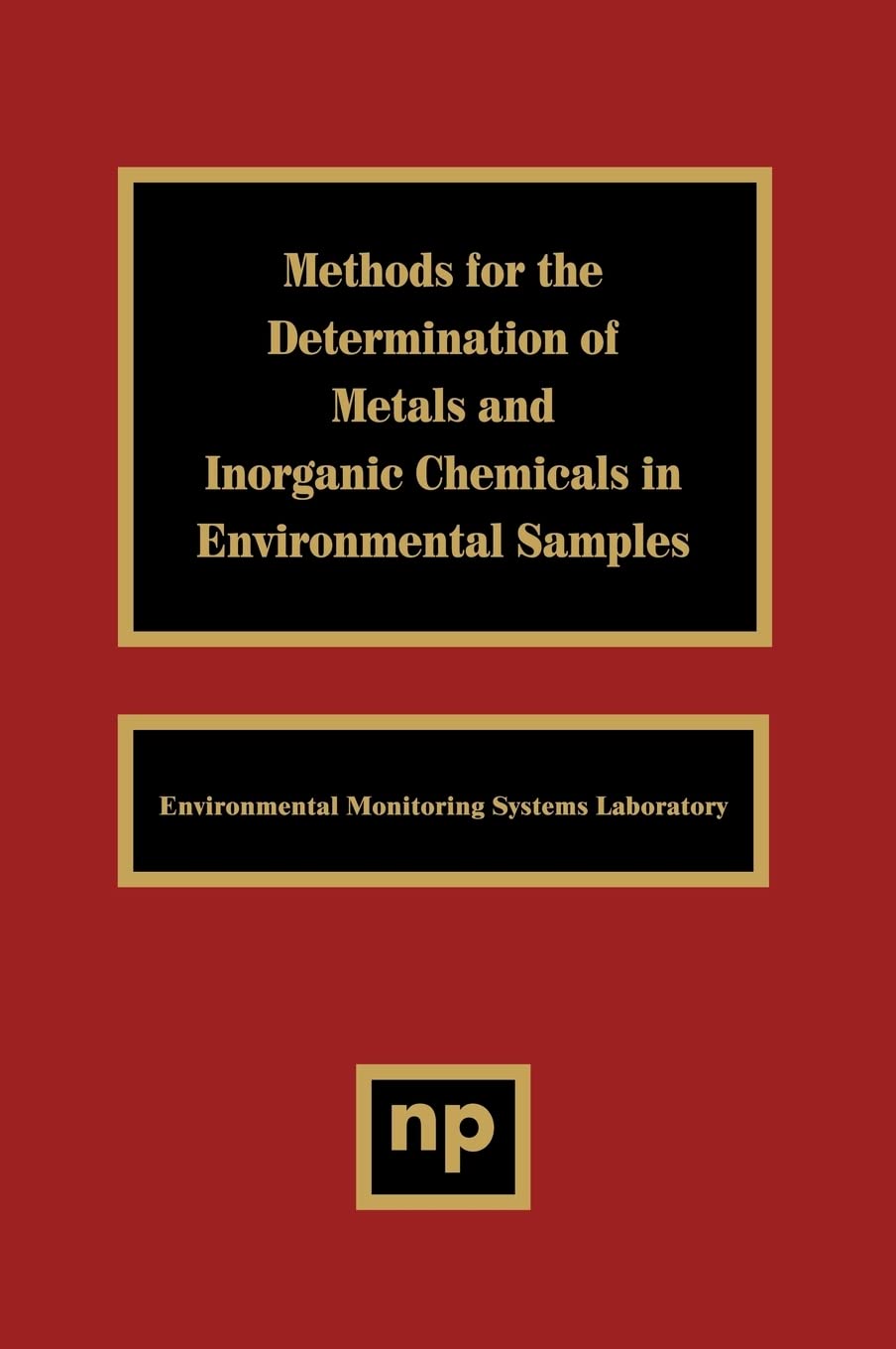Methods For The Determination Of Metals In Environmental Samples,Used