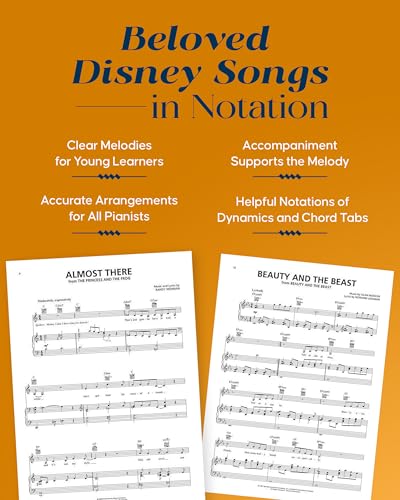 Contemporary Disney: 50 Favorite Songs  Disney Piano Book for Piano, Guitar, Vocal  Outstanding Sheet Music Book Collection  ,New