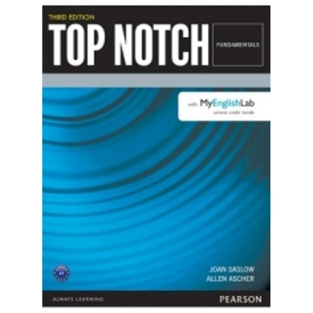 Top Notch Fundamentals Student Book with MyEnglishLab (3rd Edition),Used