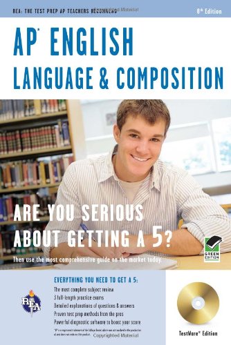 AP English Language & Composition w/ CDROM (Advanced Placement (AP) Test Preparation),Used