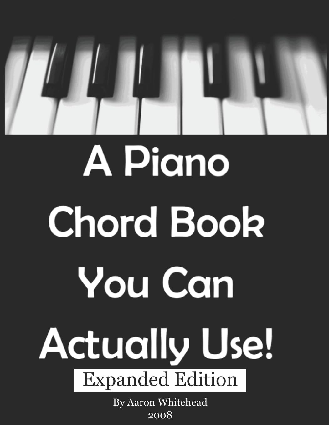 A Piano Chord Book You Can Actually Use!,Used