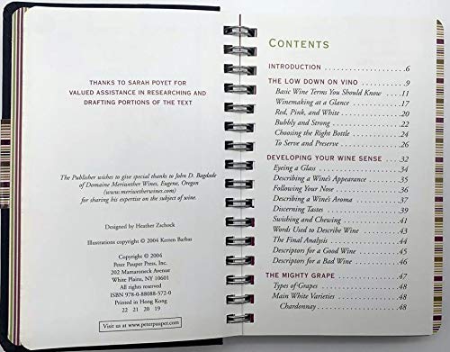 The Little Black Book Of Wine: A Simple Guide To The World of Wine (Little Black Book Series),Used