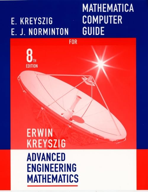 Mathematica Computer Manual To Accompany Advanced Engineering Mathematics, 8Th Edition,Used
