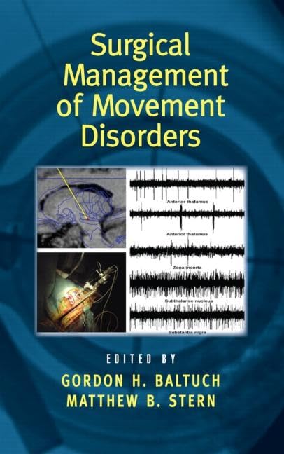 Surgical Management of Movement Disorders (Neurological Disease and Therapy),Used