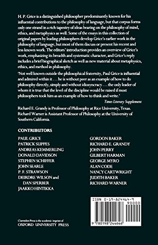 Philosophical Grounds of Rationality: Intentions, Categories, Ends (Clarendon Paperbacks),Used