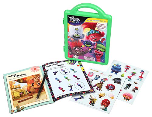 DreamWorks Trolls World Tour: Magnetic Play Set,Used