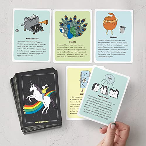 Affirmators! 50 Affirmation Cards Deck To Help You Help Yourself Without The Selfhelpyness!,Used