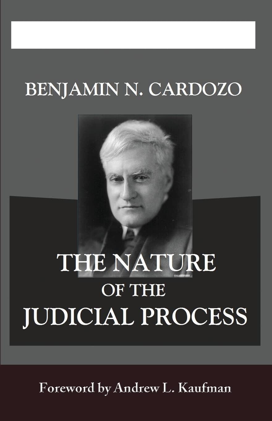 The Nature Of The Judicial Process,Used