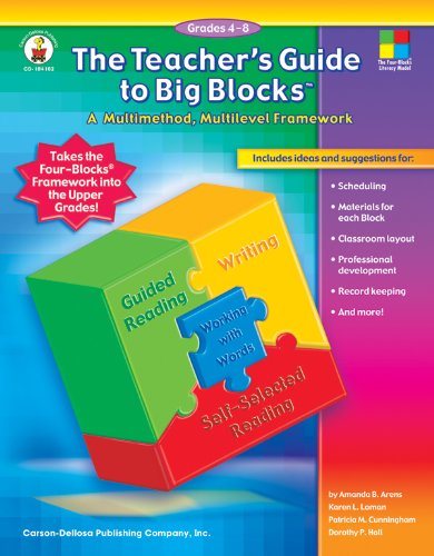 Teachers Guide to Big Blocks, Grades 4  8 (Four Blocks Series),Used
