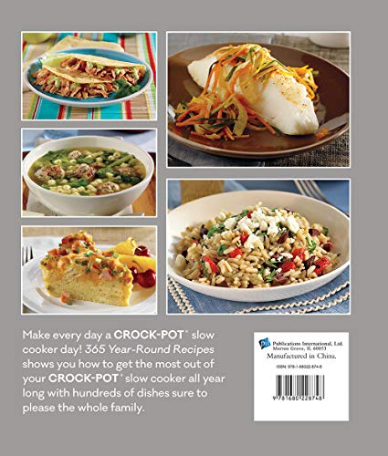 Crockpot 365 YearRound Recipes: Slow Cooker Recipes for Every Season,Used