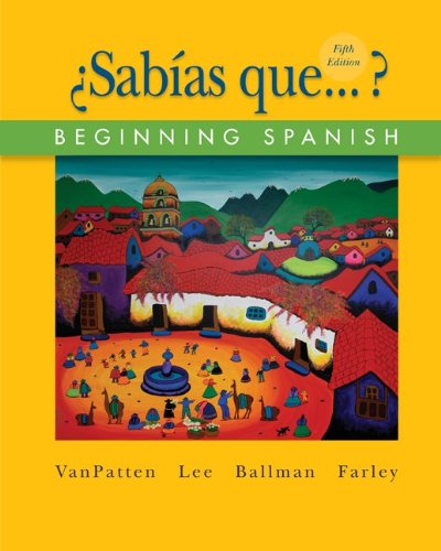Sabas que...?: Beginning Spanish,New
