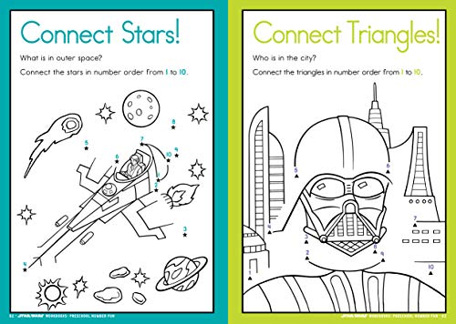 Star Wars Workbook: Preschool Number Fun (Star Wars Workbooks),Used