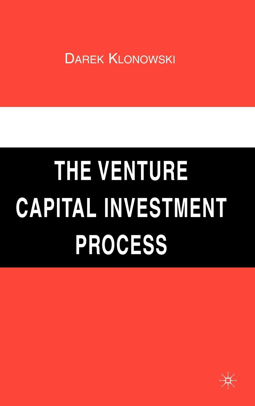 The Venture Capital Investment Process,Used