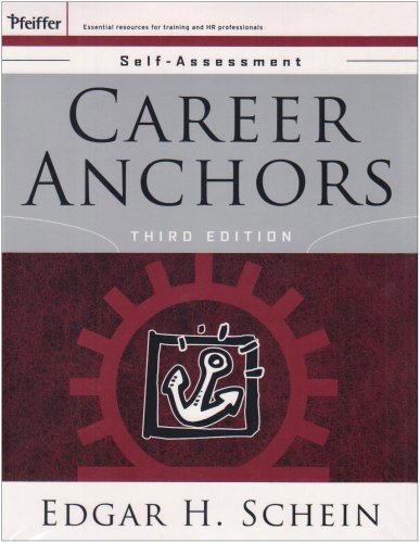 Career Anchors Participants Workbook And Self Set,Used